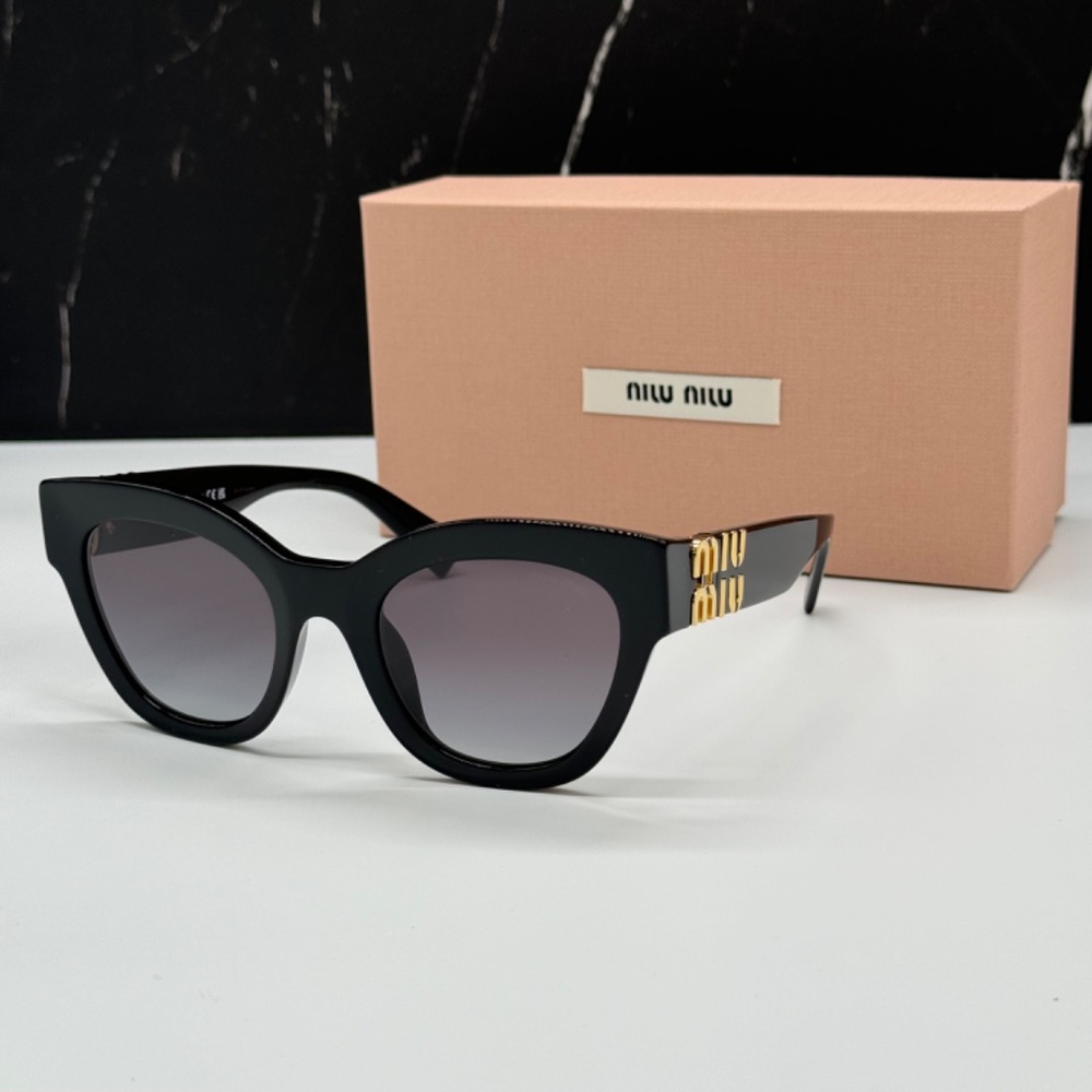 MIU MIU SMUO1Y 1AB5D1
WOMEN SUNGLASSES MUOTYS 1A-5D1 BLACK GREY EYEWEAR - Picture 3 of 15